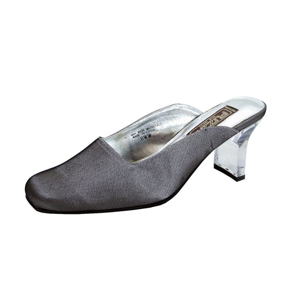 👡 FUZZY Aria Women's Wide Width Dress Mules 👡